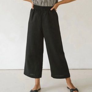 Harly Jae Aura Pant Black Linen XS